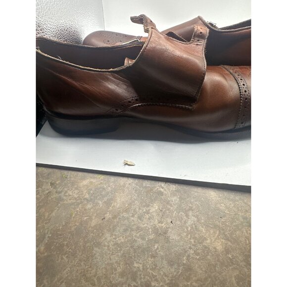 Custom St Johns Monk Strap Leather Dress Shoes Handcrafted Premium Imported Brog - Picture 9 of 9